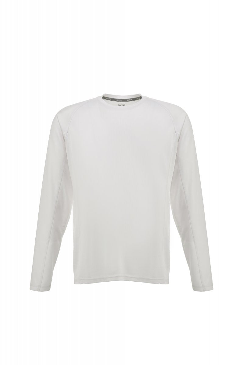 Langarmshirt Herren Long Runner – Weiß