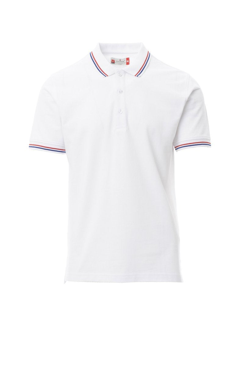 Poloshirt France – Weiß