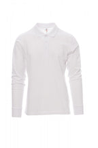 Langarm-Poloshirt Herren Verona – Weiß