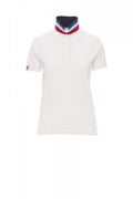 Poloshirt Damen Nation Lady – Weiß/Frankreich