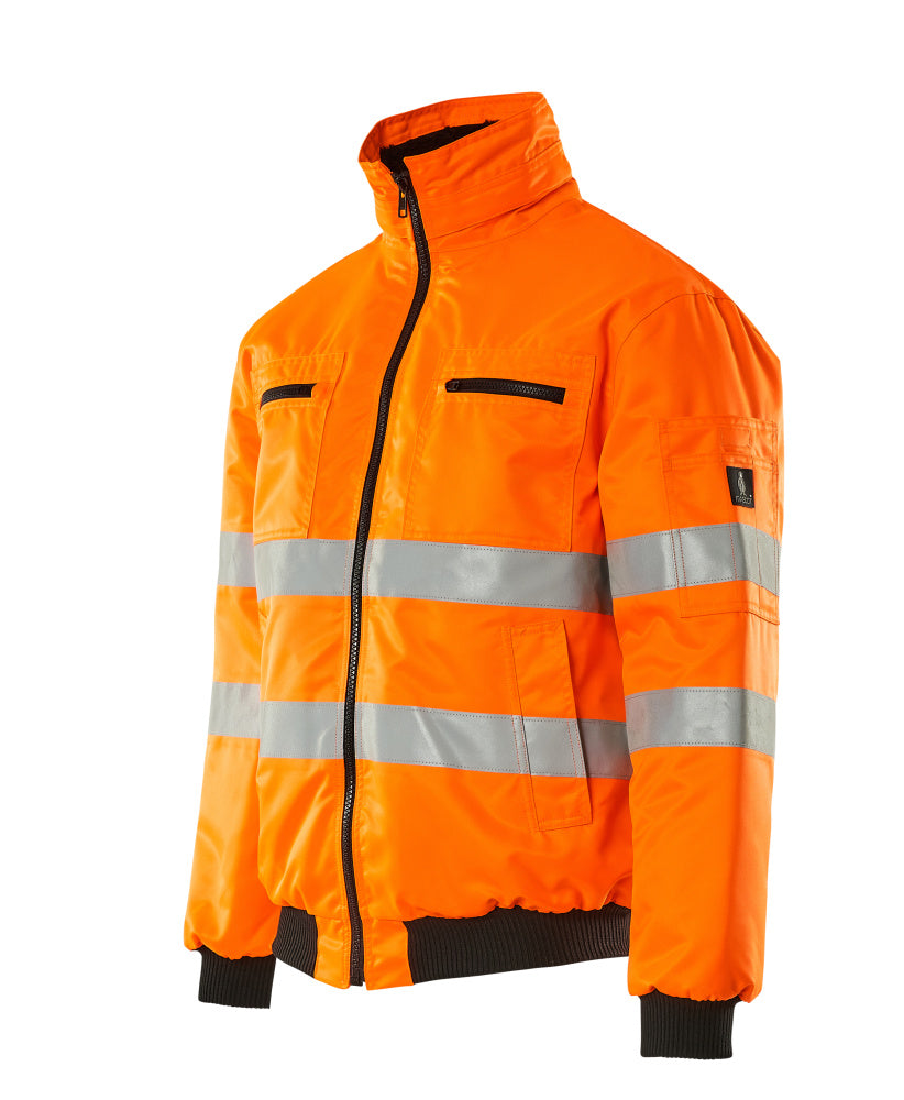 Pilotjacke, Kunstpelzfutter, wasserdicht, MASCOTEX® – schräg vorne