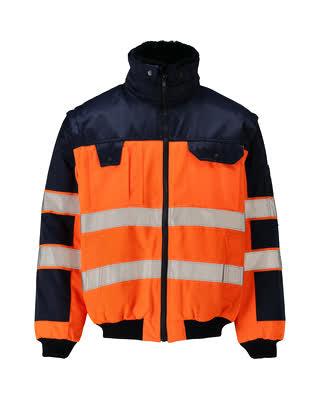 MASCOT® Livigno – hi-vis orange/marine