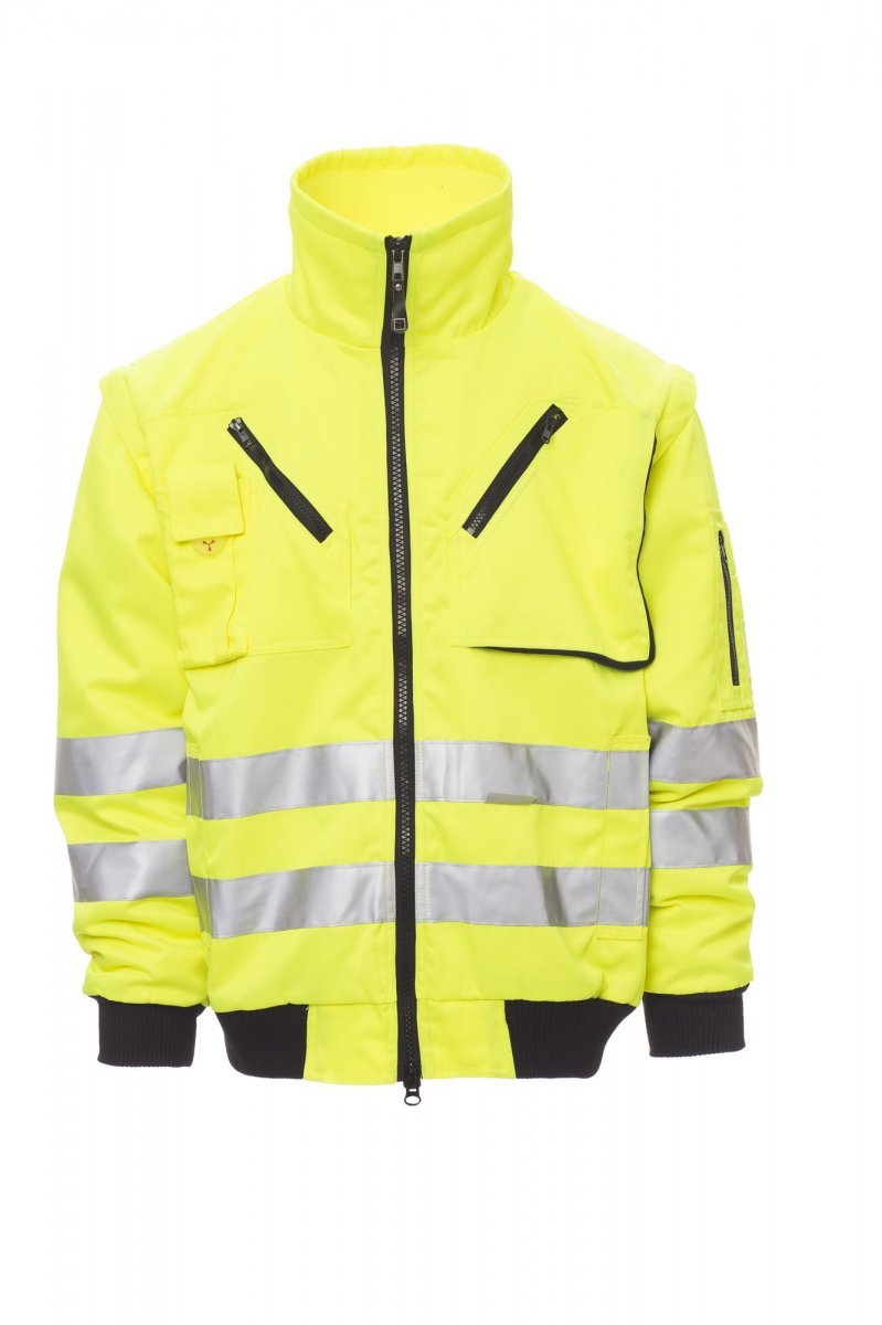 Arbeitsjacke Herren Street – Fluogelb