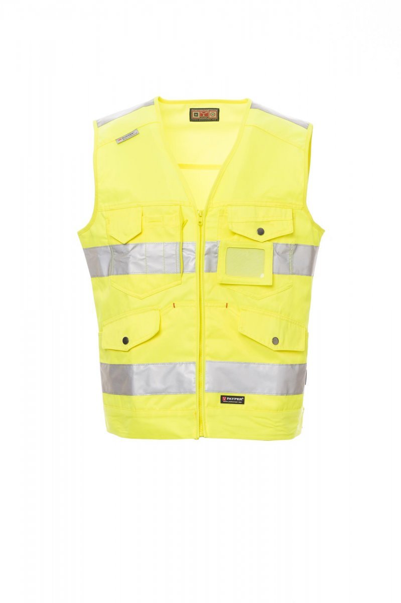 Warnweste Herren Master – Fluogelb