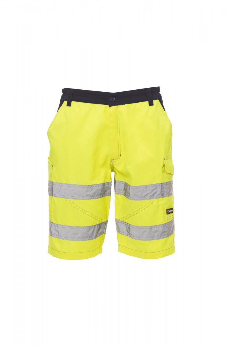 Bermudashorts Herren Craft – Fluogelb/Marineblau
