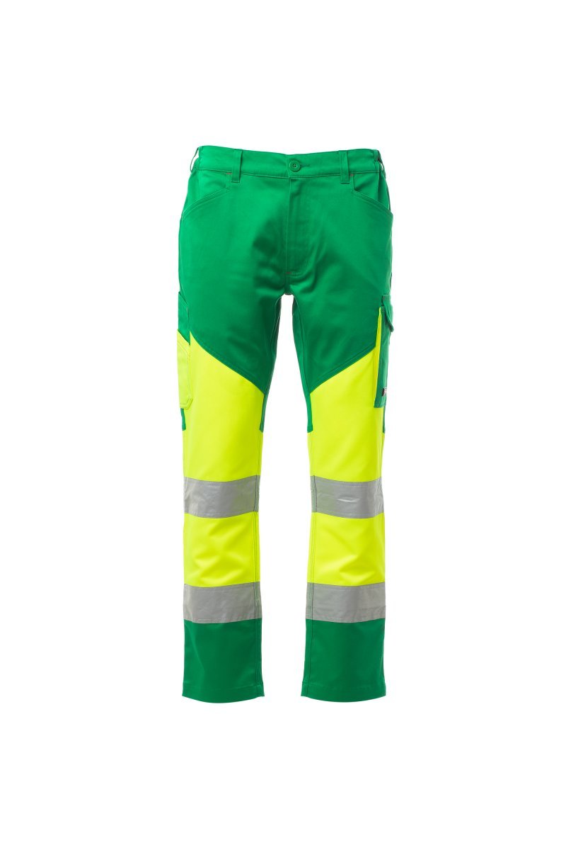 Cargohose Herren Working – Fluogelb/Geleegrün