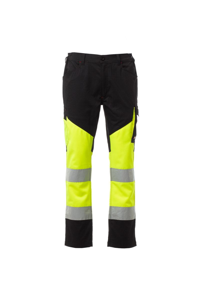 Cargohose Herren Working Summer – Fluogelb/Schwarz