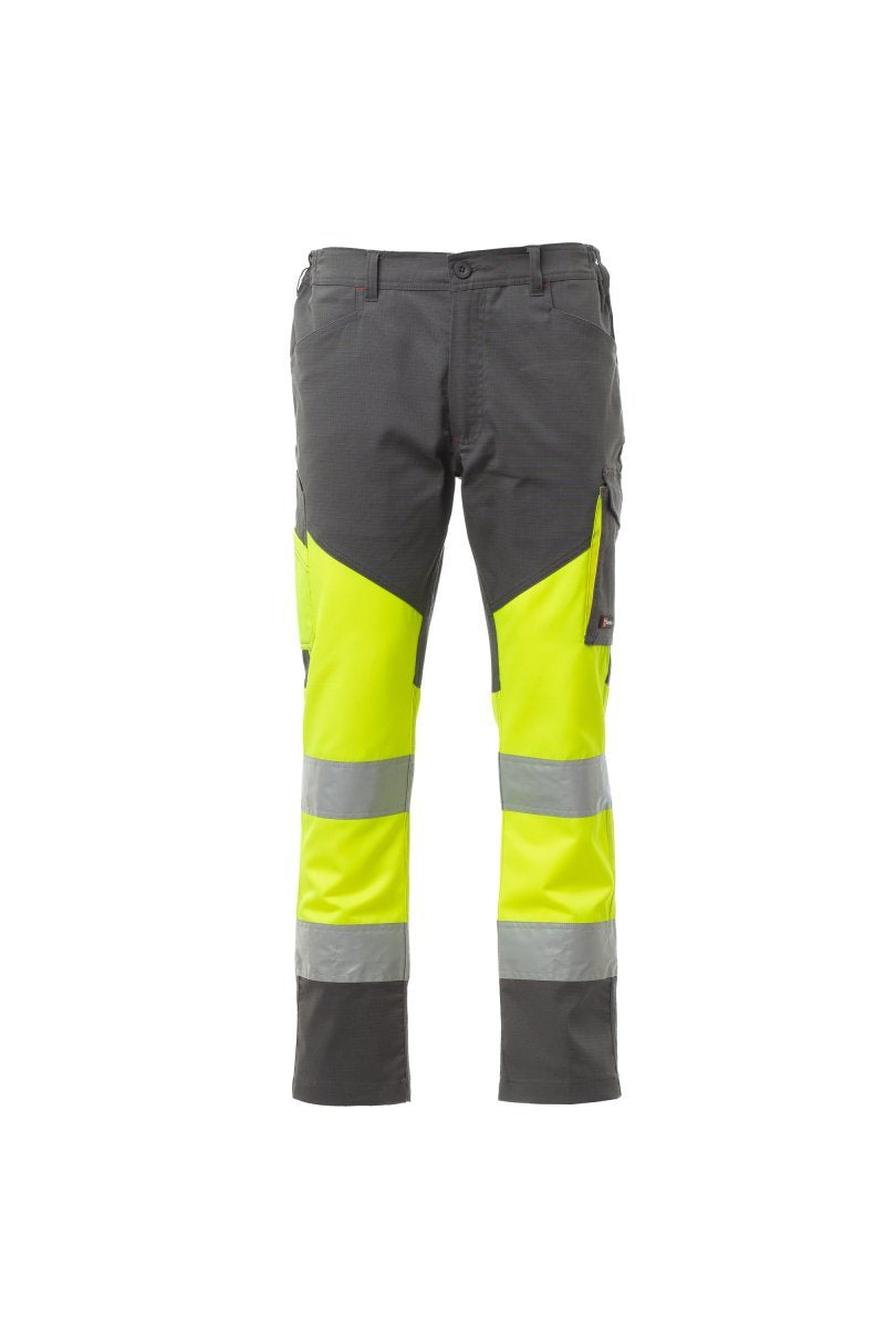 Cargohose Herren Working Summer – Fluogelb / Rauchgrau