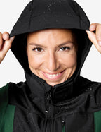Julia Softshelljacke 79120 – Grün-schwarz