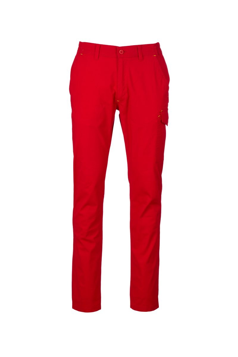 Cargohose Herren Power Stretch Summer – Rot