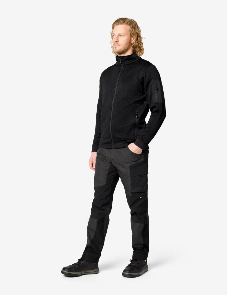 Christoph Fleecejacke 79595 – Schwarz