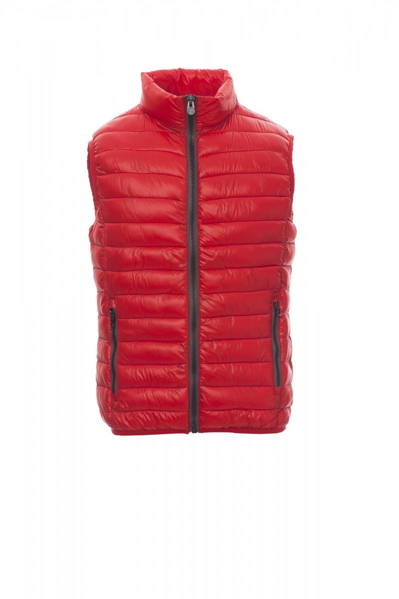 Weste Herren Casual – Rot/Grau