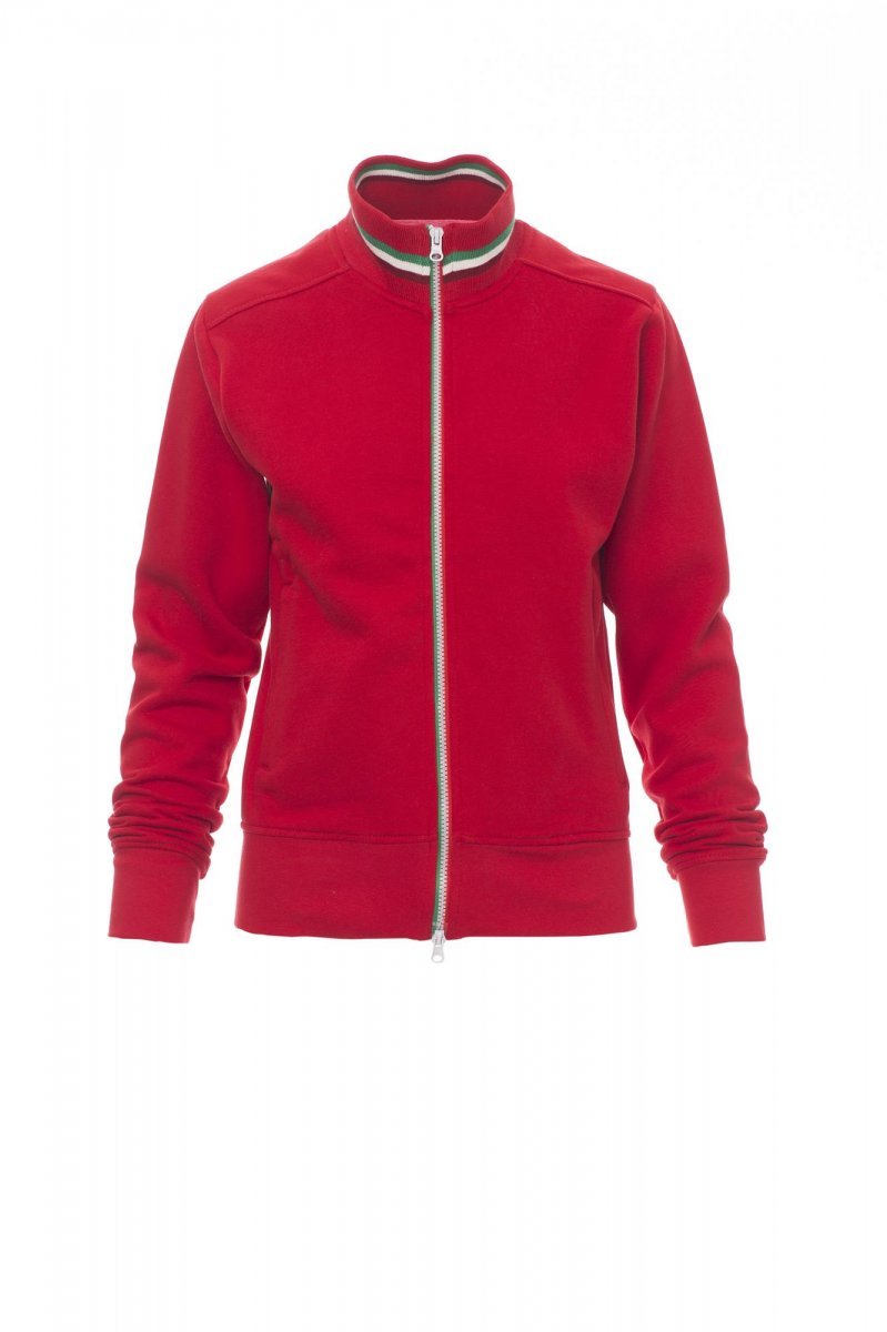 Sweatjacke Damen Nazionale Lady – Rot/Italien