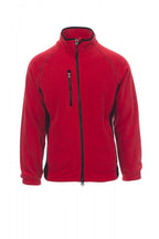 Fleecejacke Herren Aspen+ – Rot/Schwarz