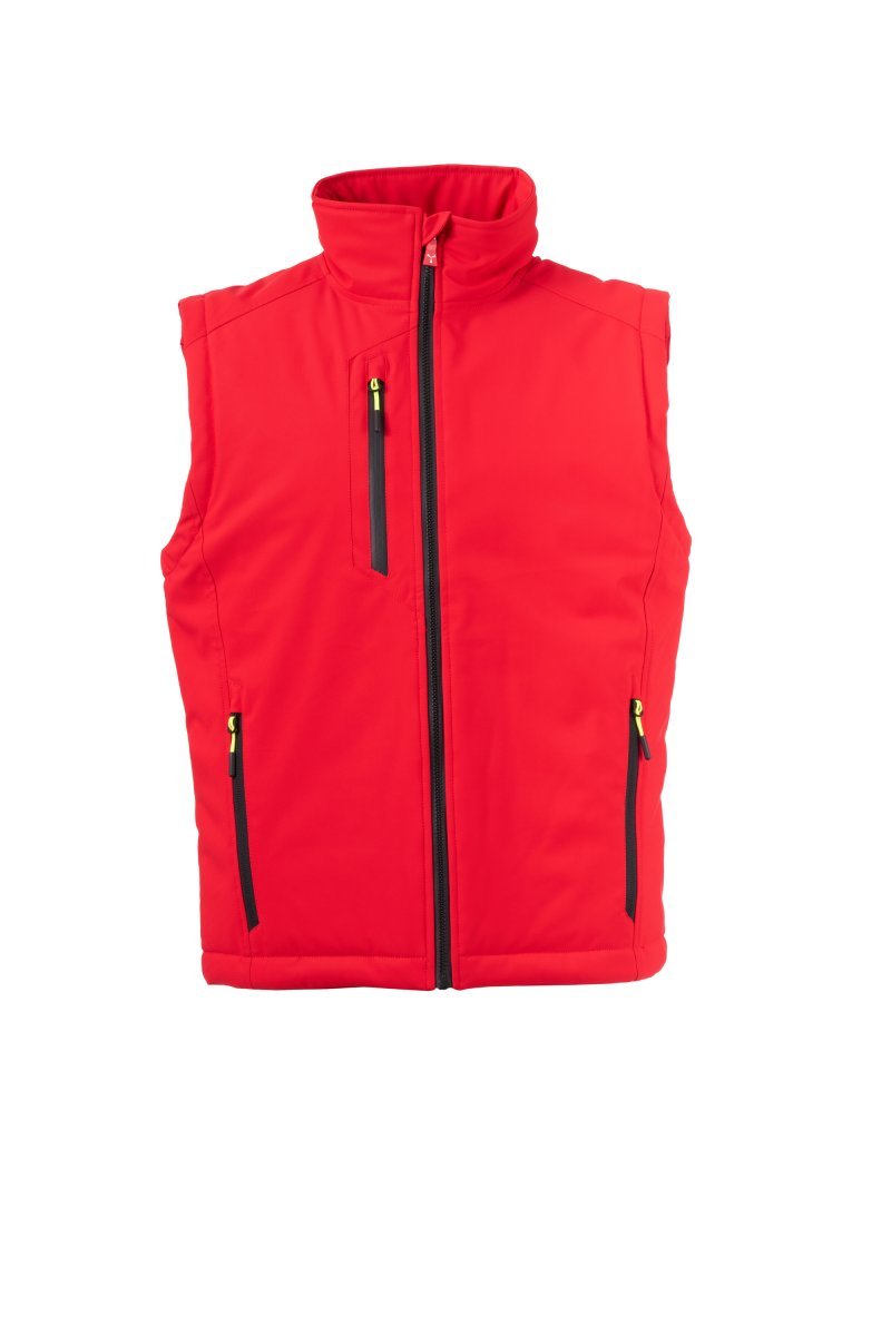 Softshell Jacke Herren Creek Vest Lite Pad – Rot/Schwarz