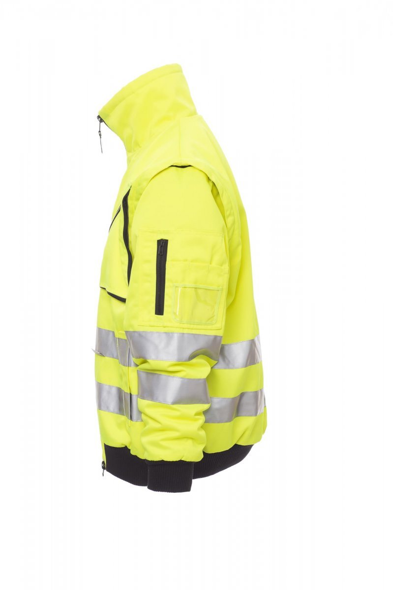 Arbeitsjacke Herren Street – Fluogelb