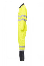 Overall Herren Ship – Fluogelb/Marineblau