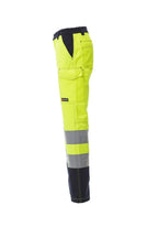 Cargohose Damen Charter Lady – Fluogelb/Marineblau