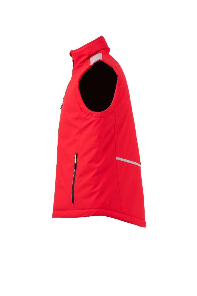 Softshell Jacke Herren Stream Vest Lite Pad – Rot/Schwarz