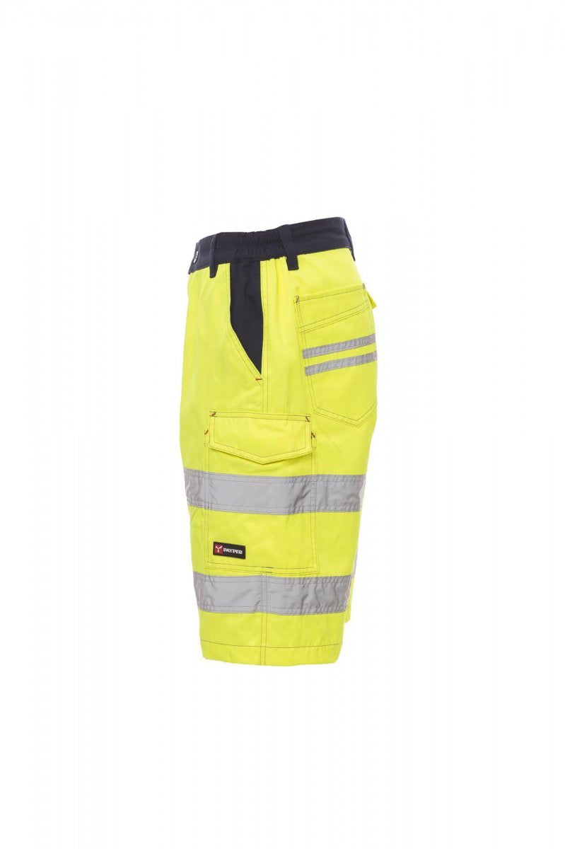 Bermudashorts Herren Craft – Fluogelb/Marineblau