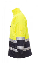 Winterjacke Herren Security – Fluogelb/Marineblau