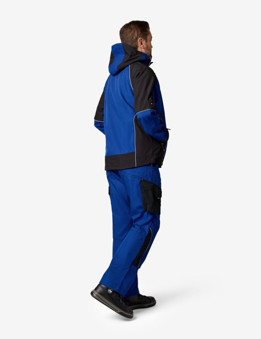 Walter Softshelljacke 78518 – Royalblau-schwarz
