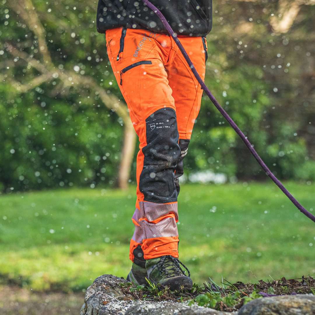 ATHV4060 Breatheflex Pro Schnittschutzhose Design A Klasse 1 - Hi-Vis Orange