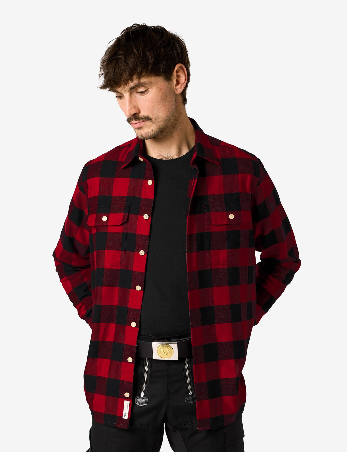 Horst Hemd 90522 – Rot-schwarz
