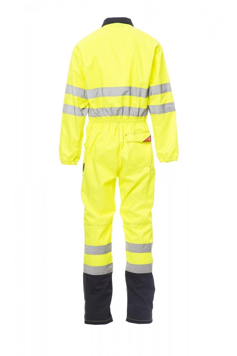 Overall Herren Ship – Fluogelb/Marineblau