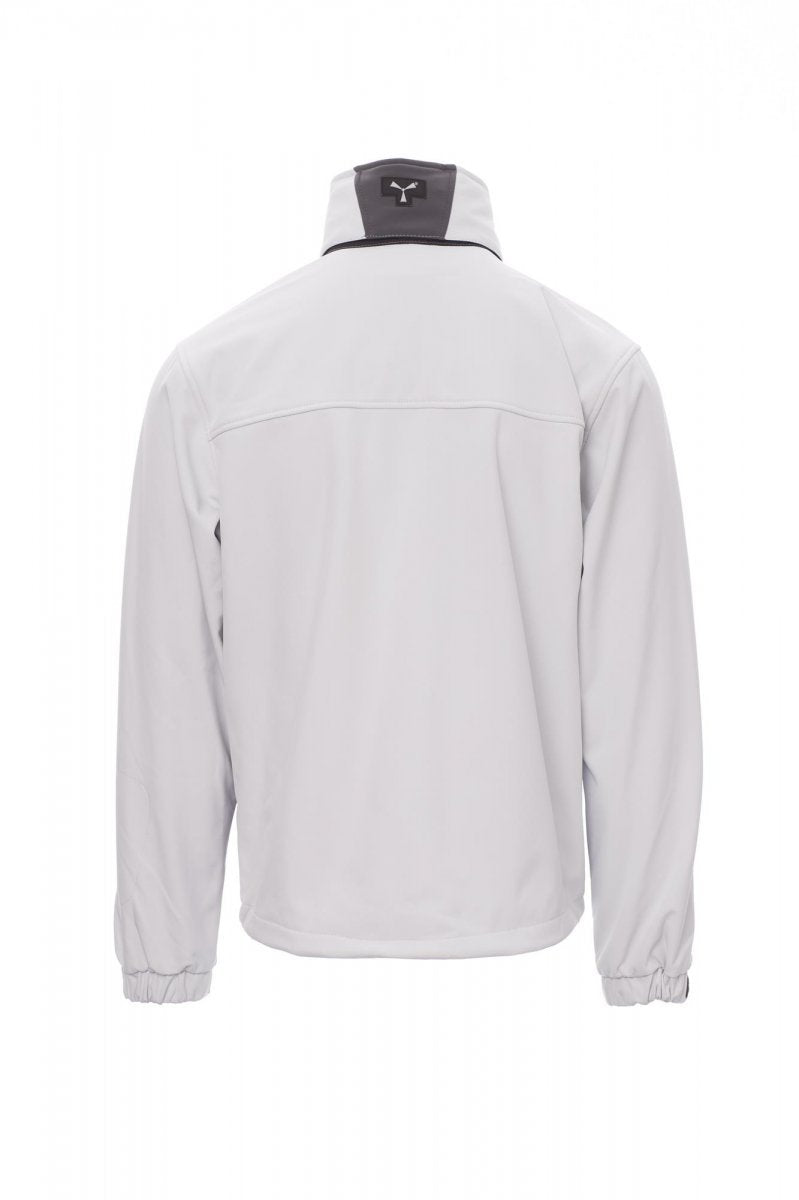 Softshell Jacke Herren Storm – Weiß/Grau