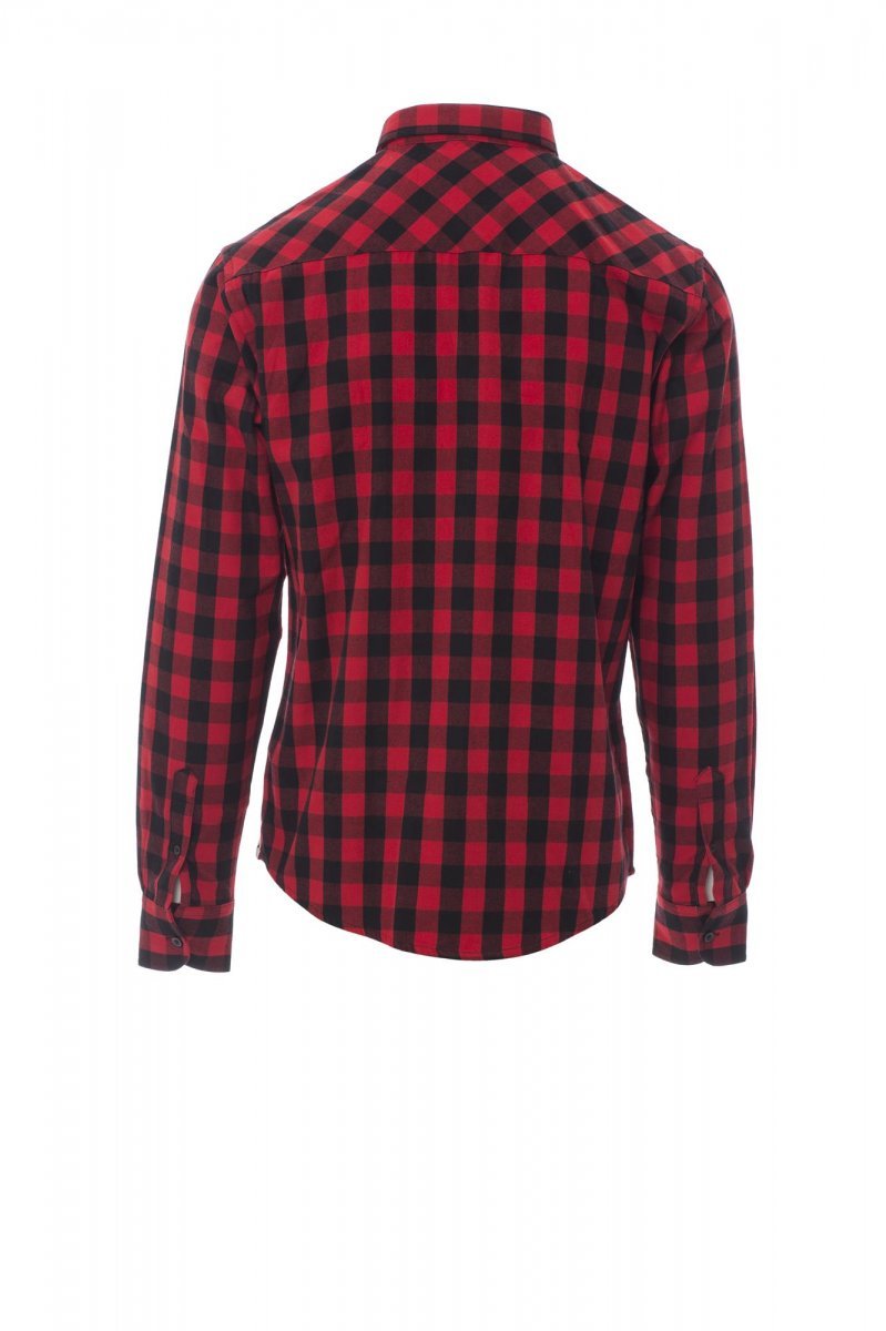 Hemd Herren Labrador – Rot/Schwarz Kariert