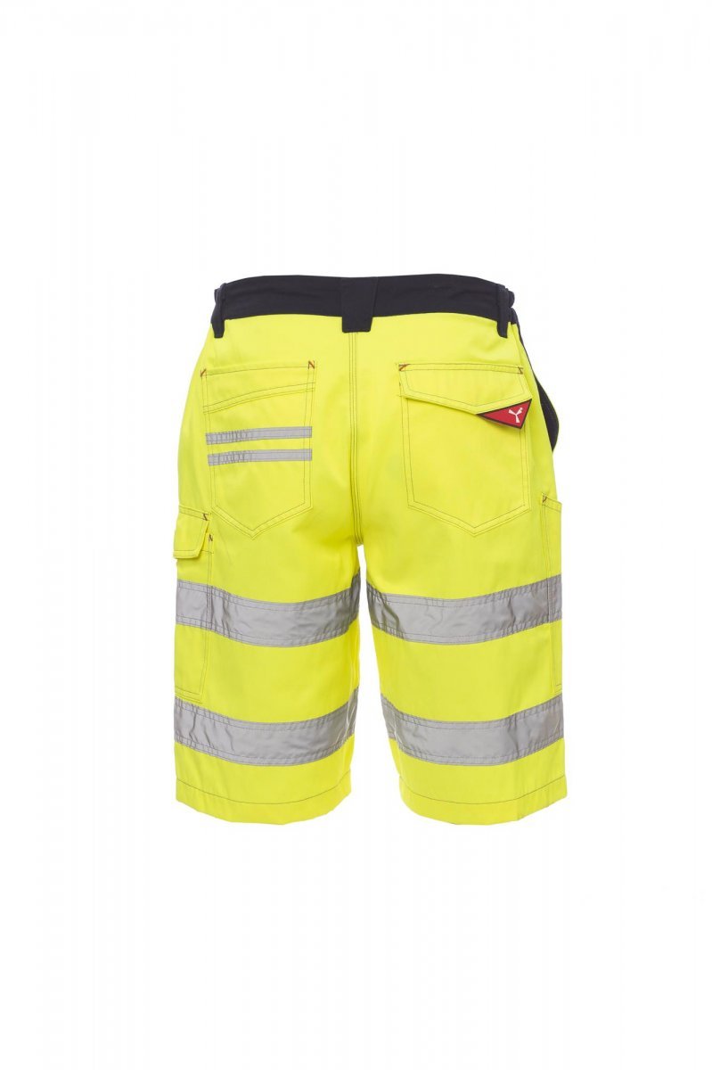 Bermudashorts Herren Craft – Fluogelb/Marineblau