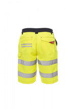 Bermudashorts Herren Craft – Fluogelb/Marineblau