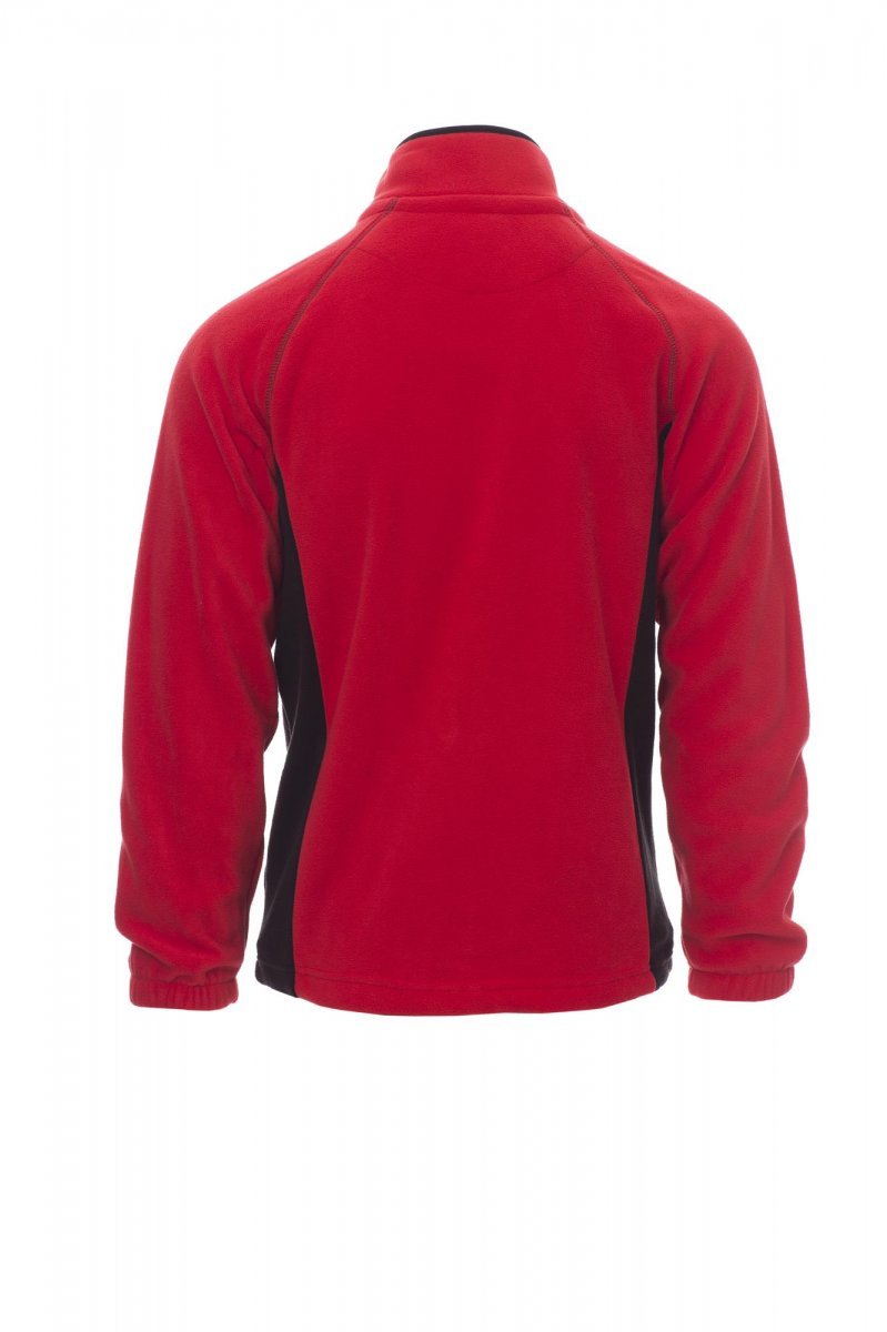 Fleecejacke Herren Aspen+ – Rot/Schwarz