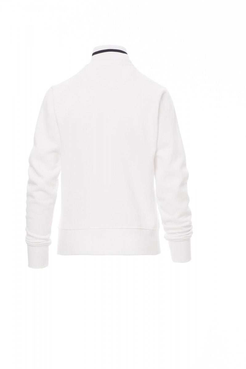 Sweatjacke Herren Melbourne – Weiß/Marineblau