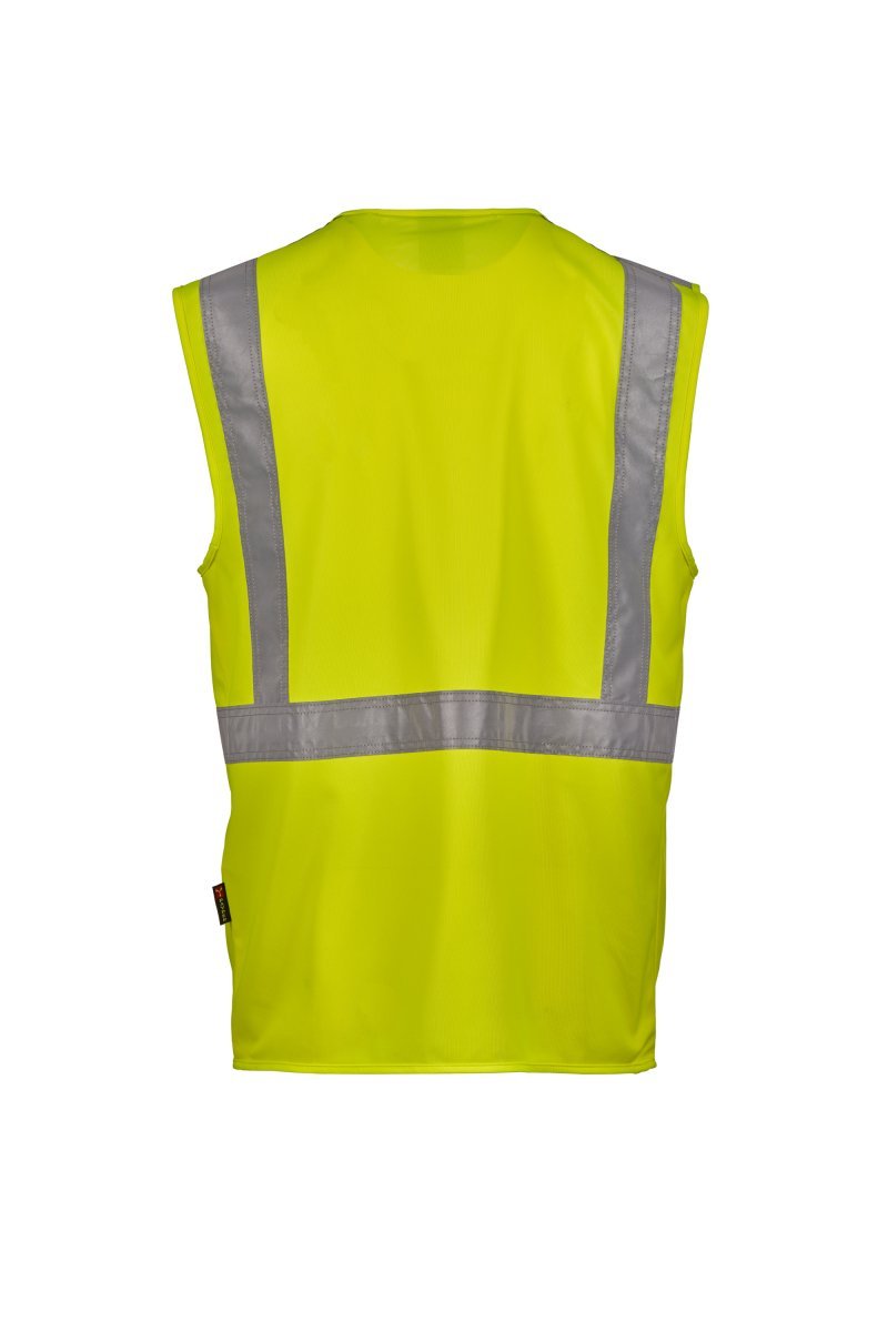 Warnweste Herren Extra – Fluogelb