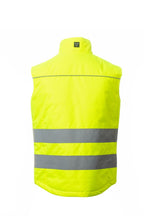 Warnweste Herren Task – Fluogelb/Marineblau