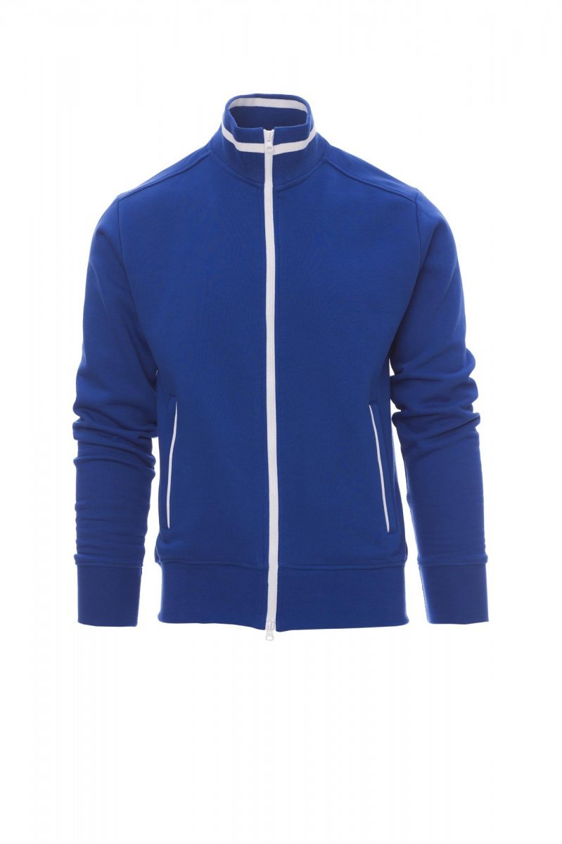 Sweatjacke Herren Sydney – Königsblau/Weiß