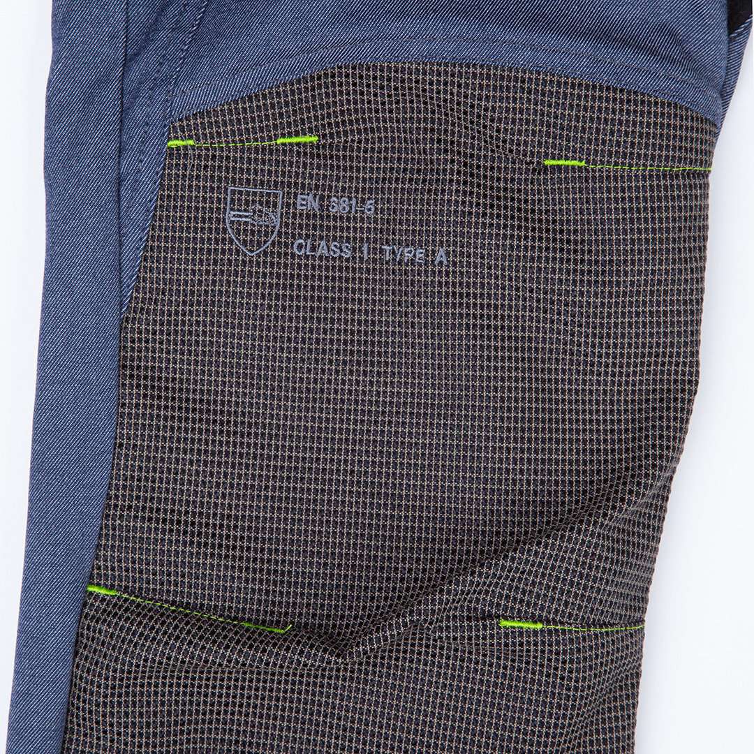 AT4070 Breatheflex Pro Schnittschutzhose Design C Klasse 1 Legacy - Denim Blau