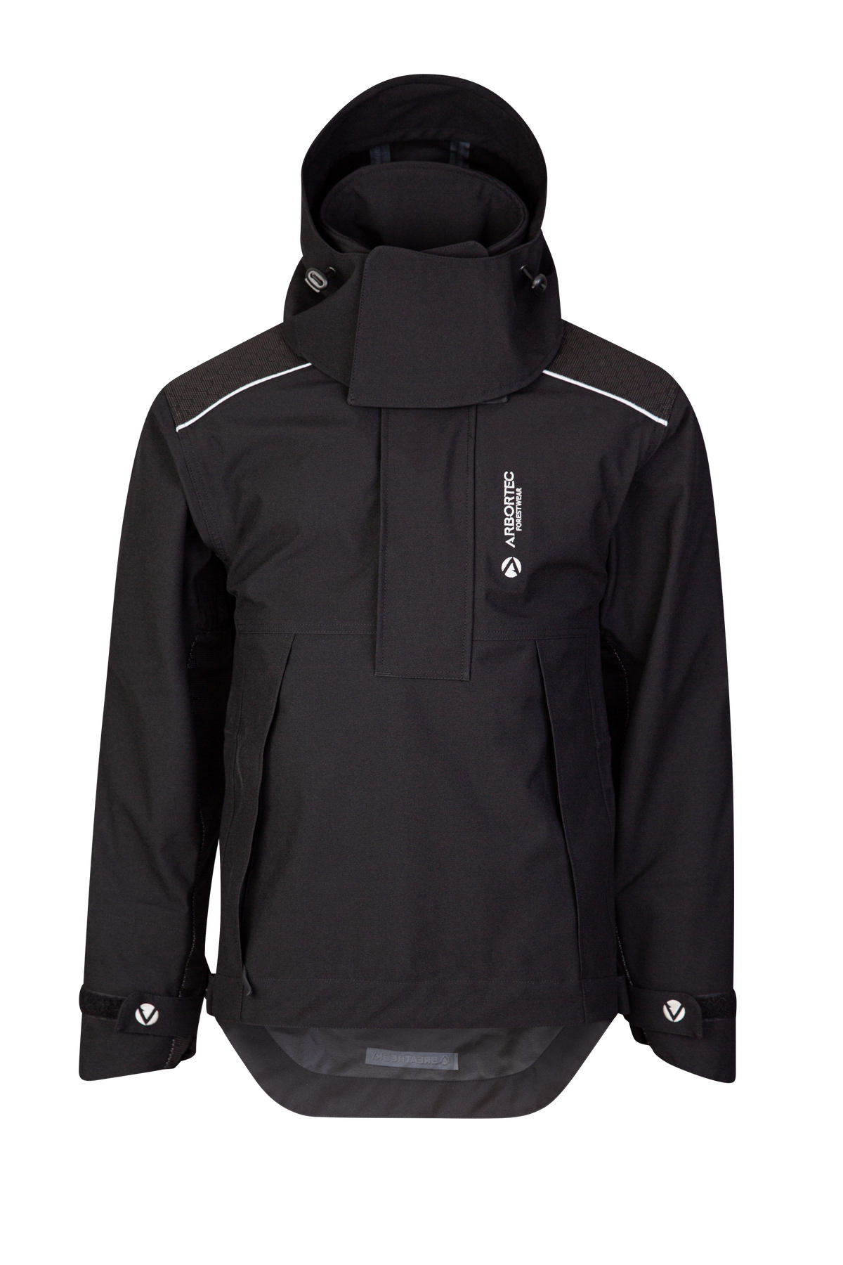 AT4460 - Robuste Half-Zip Breathedry Jacke - Schwarz