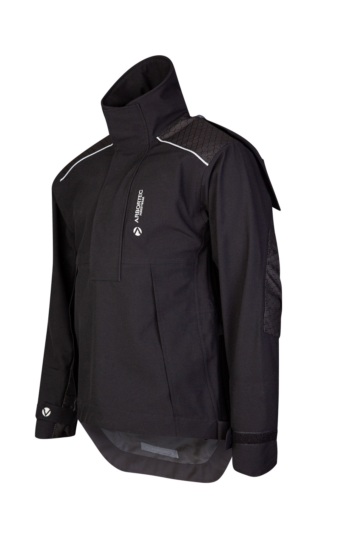 AT4460 - Robuste Half-Zip Breathedry Jacke - Schwarz