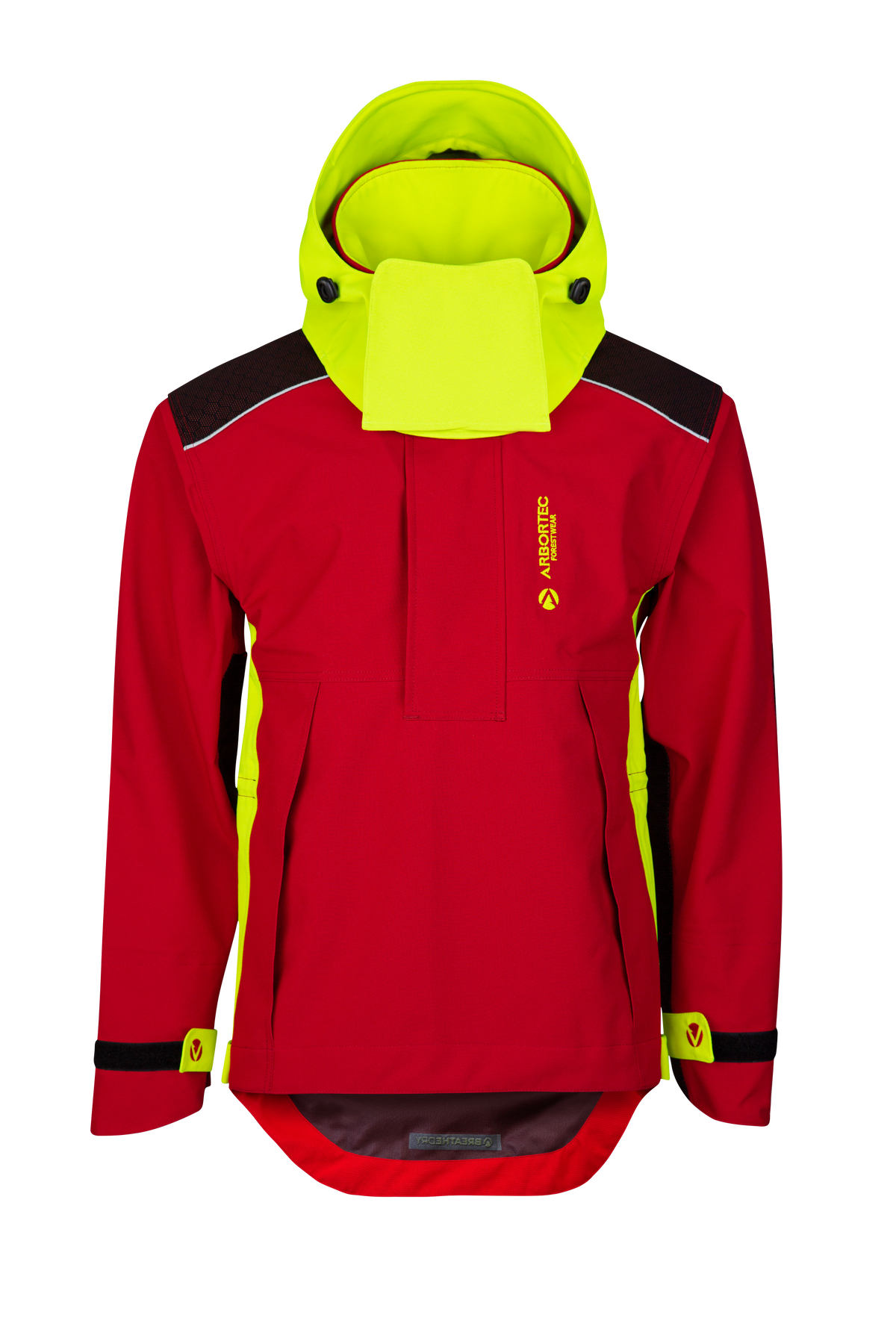 AT4460 - Robuste Halb-Reißverschluss Wasserdichte Jacke - Rot