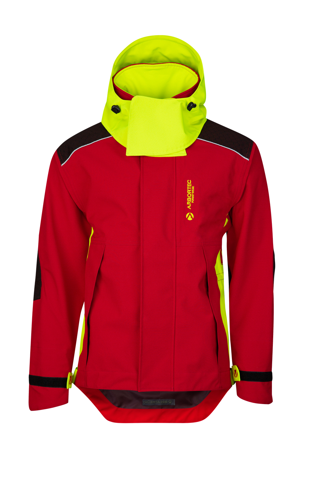 AT4480 - Robuste Vollreißverschluss Wasserdichte Jacke - Rot