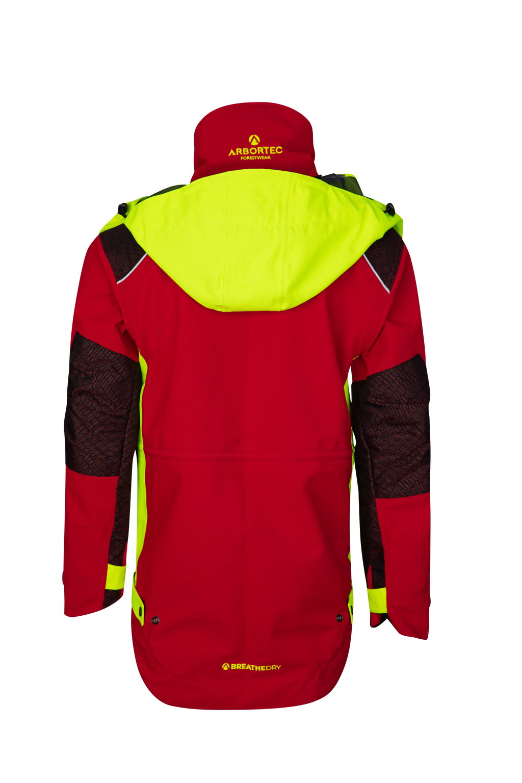 AT4480 - Robuste Vollreißverschluss Wasserdichte Jacke - Rot