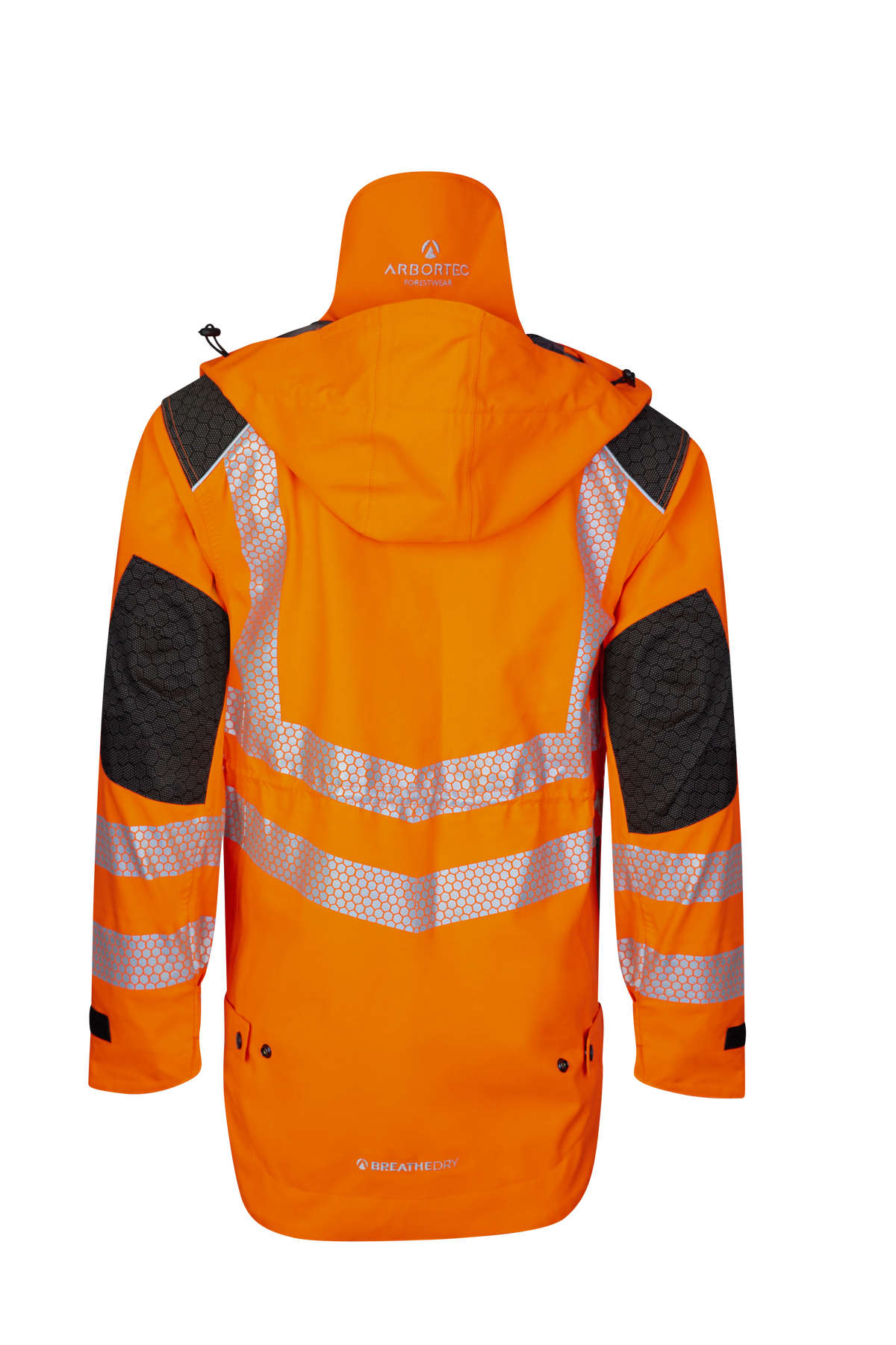 ATHV4480 - Schwerlast Vollreißverschluss Wasserdichte Jacke - Hi Vis Orange