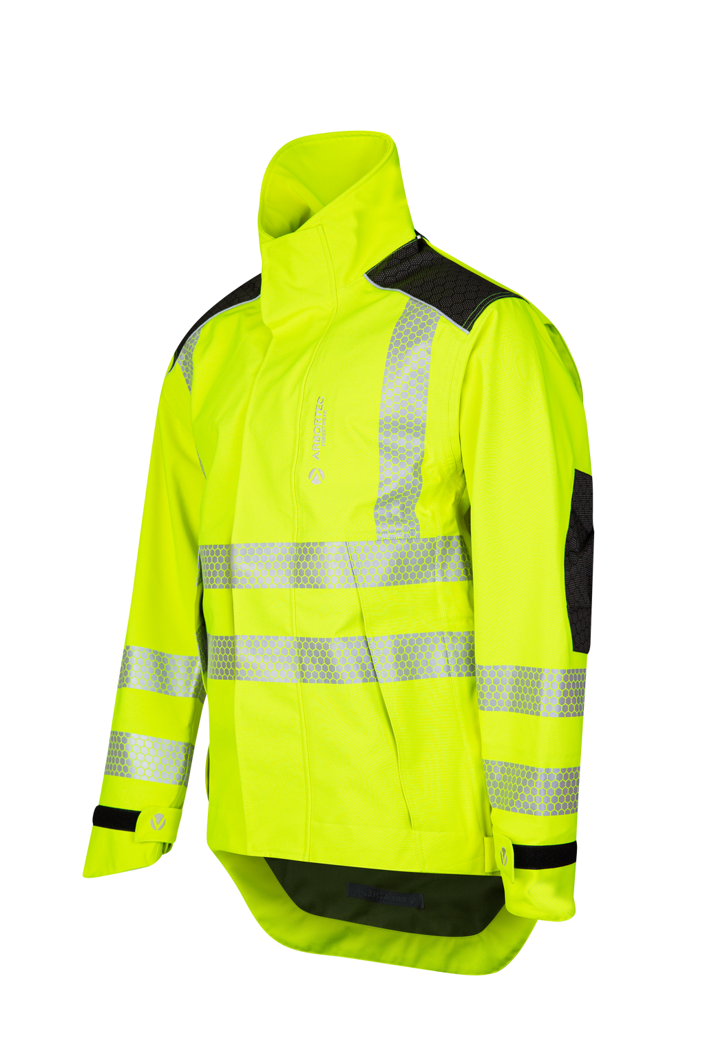 ATHV4480 - Robuste Vollreißverschluss Wasserdichte Jacke - Warnleuchtgelb