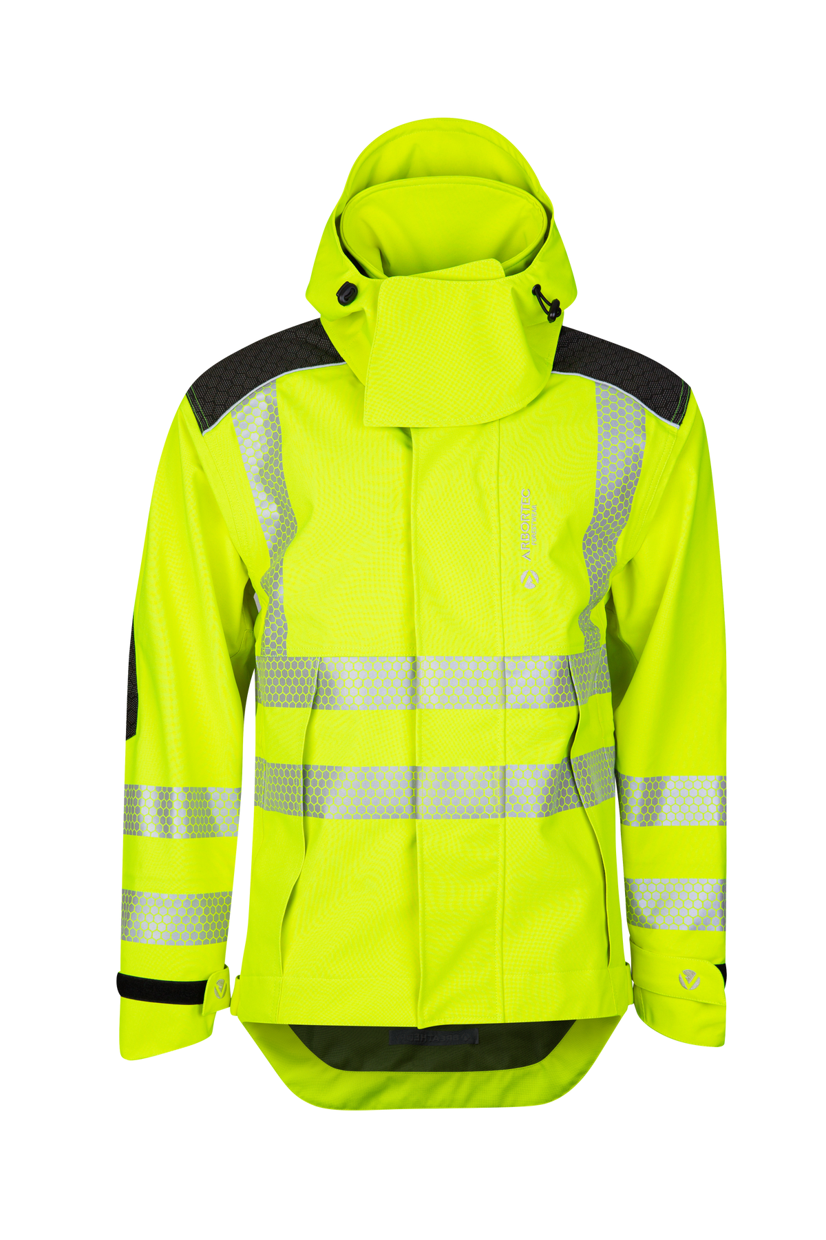 ATHV4480 - Robuste Vollreißverschluss Wasserdichte Jacke - Warnleuchtgelb
