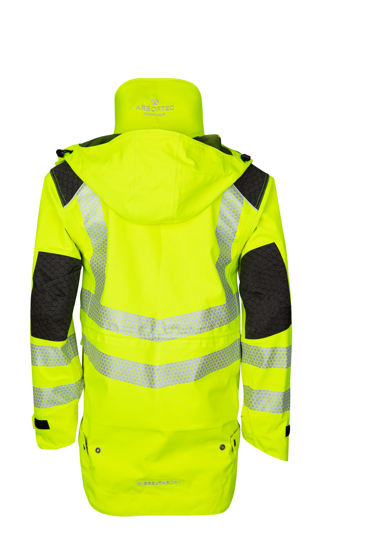 ATHV4460 - Robuste Halb-Reißverschluss Wasserdichte Jacke - Warnleuchtgelb
