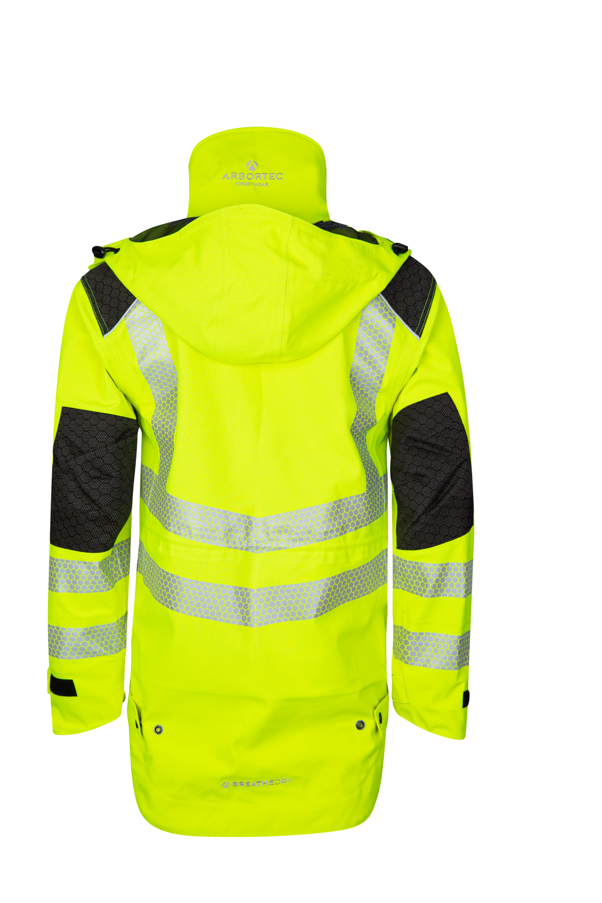 ATHV4480 - Robuste Vollreißverschluss Wasserdichte Jacke - Warnleuchtgelb