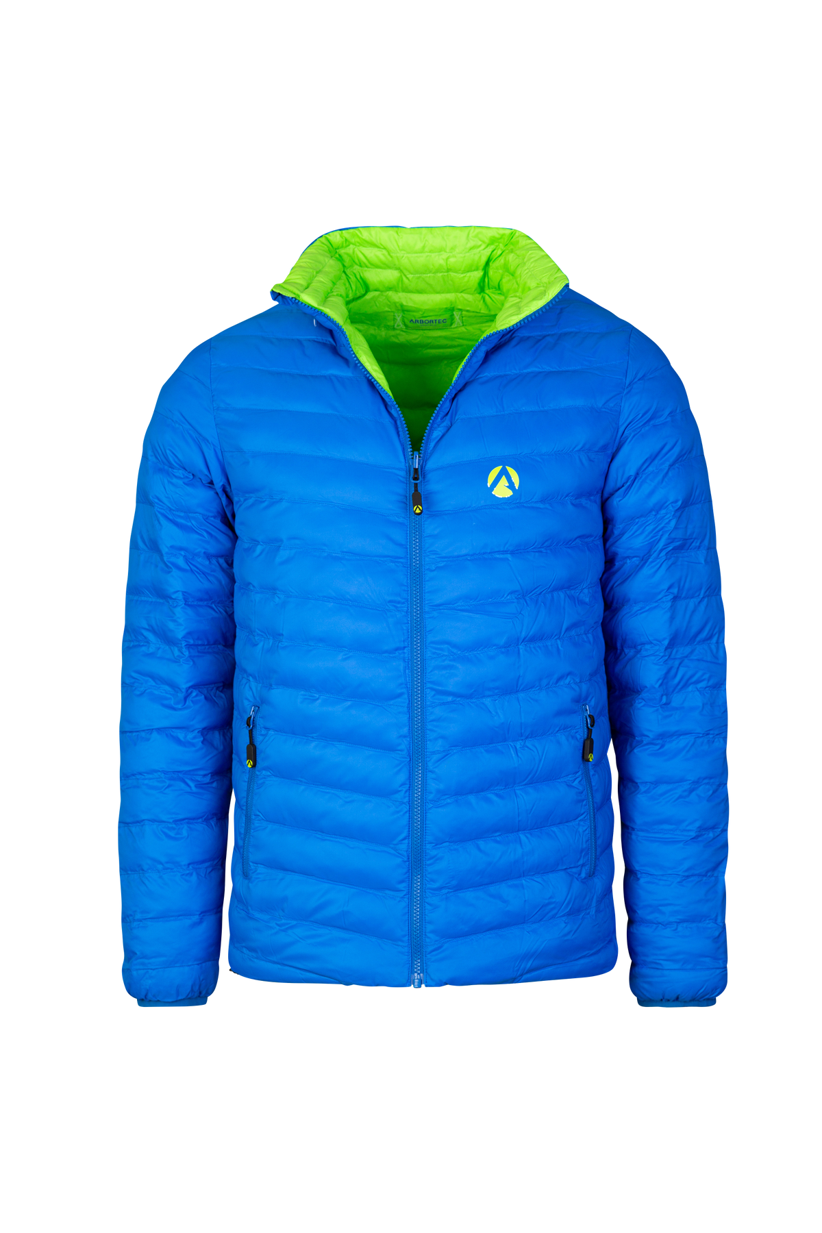 AT4600 - Wende-Pufferjacke - Limette/Blau